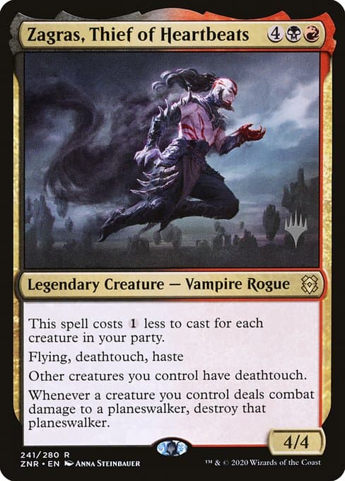 Zagras, Thief of Heartbeats from Zendikar Rising Promos (Rare)