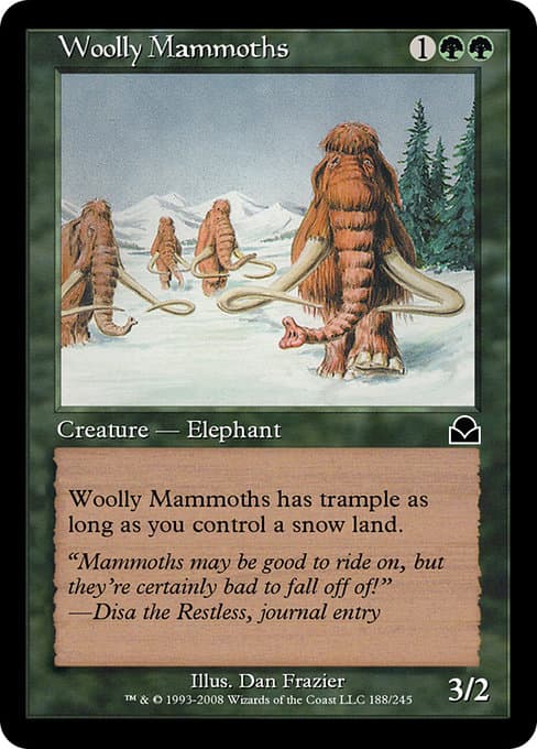 Woolly Mammoths from Masters Edition II (Common)