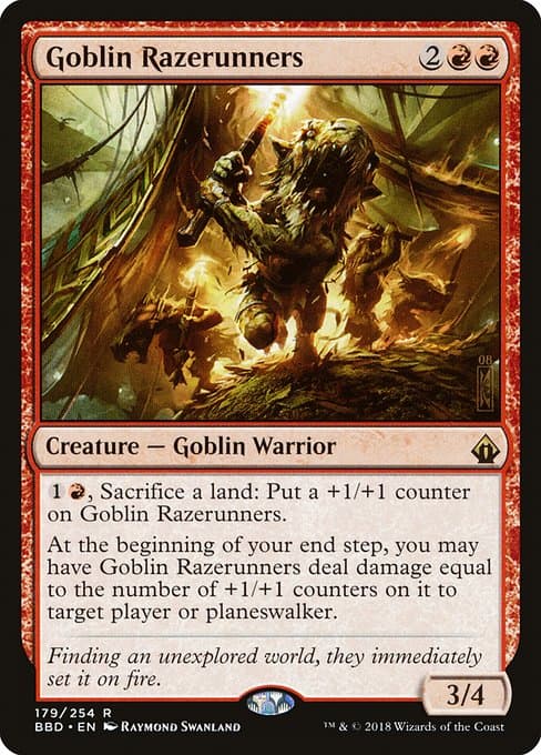 Goblin Razerunners from Battlebond (Rare)