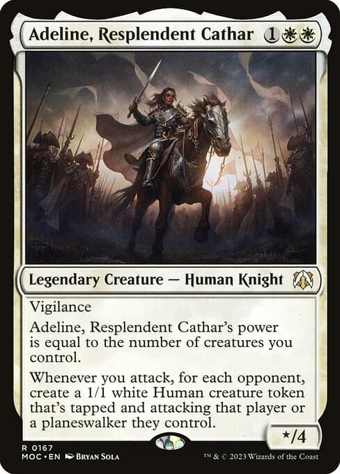Adeline, Resplendent Cathar from March of the Machine Commander (Rare)
