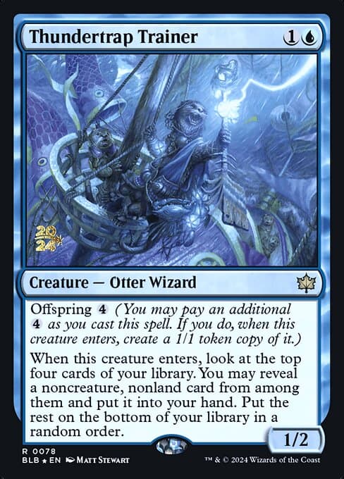 Thundertrap Trainer from Bloomburrow Promos (Rare)