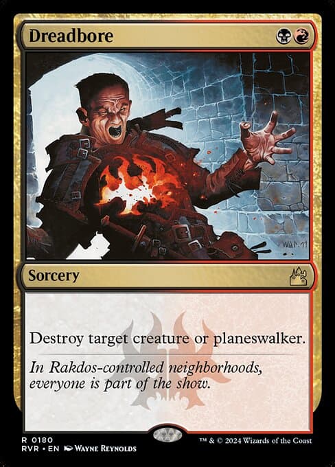 Dreadbore from Ravnica Remastered (Rare)