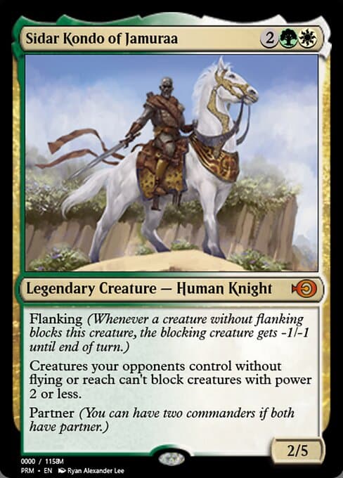 Sidar Kondo of Jamuraa from Magic Online Promos (Mythic)