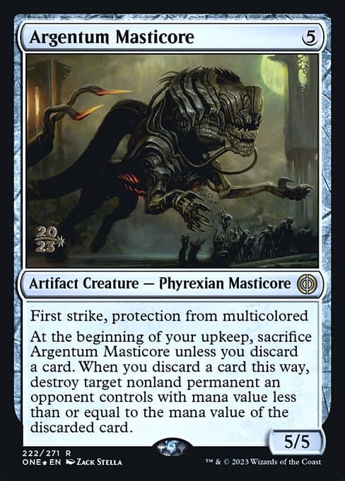Argentum Masticore from Phyrexia: All Will Be One Promos (Rare)