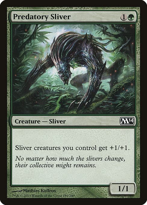 Predatory Sliver from Magic 2014 (Common)