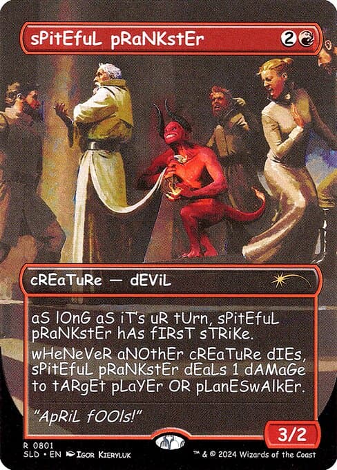 Spiteful Prankster from Secret Lair Drop (Rare)