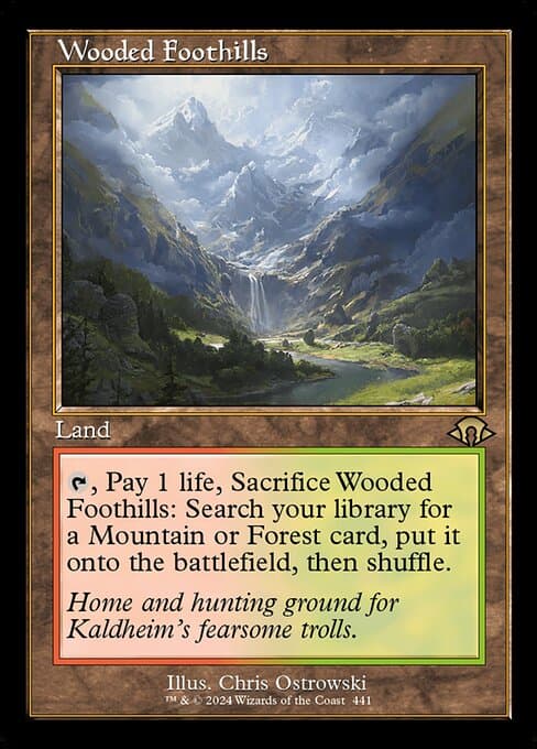 Wooded Foothills from Modern Horizons 3 (Rare)