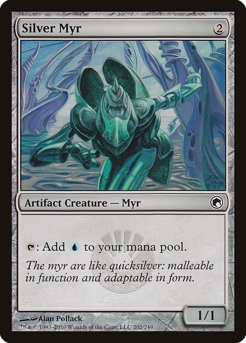 Silver Myr from Scars of Mirrodin (Common)