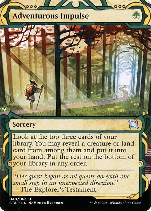 Adventurous Impulse from Strixhaven Mystical Archive (Uncommon)