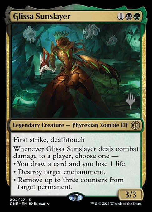 Glissa Sunslayer from Phyrexia: All Will Be One Promos (Rare)