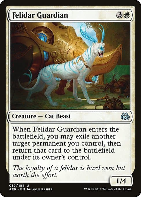 Felidar Guardian from Aether Revolt (Uncommon)