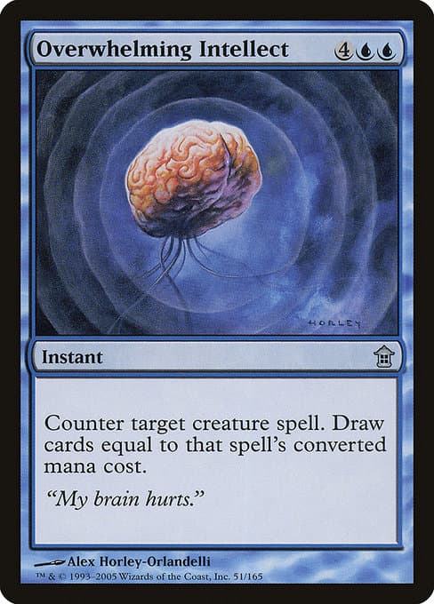 Overwhelming Intellect from Saviors of Kamigawa (Uncommon)