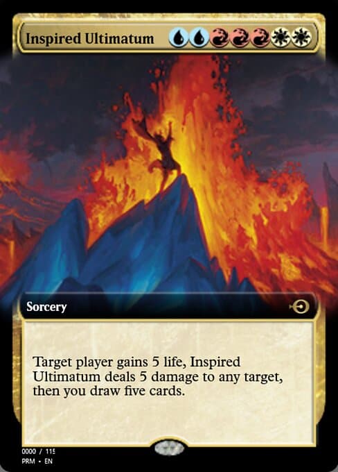 Inspired Ultimatum from Magic Online Promos (Rare)