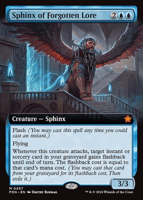 Sphinx of Forgotten Lore from Foundations (Mythic)