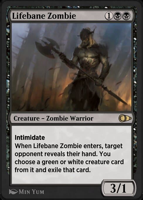 Lifebane Zombie from Pioneer Masters (Rare)