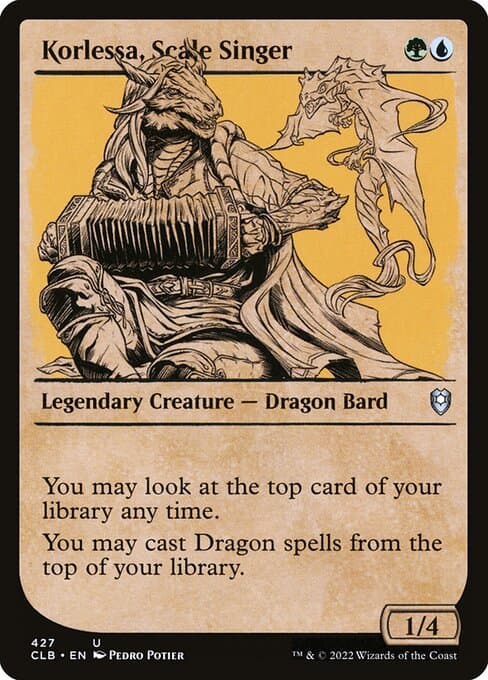 Korlessa, Scale Singer from Commander Legends: Battle for Baldur's Gate (Uncommon)