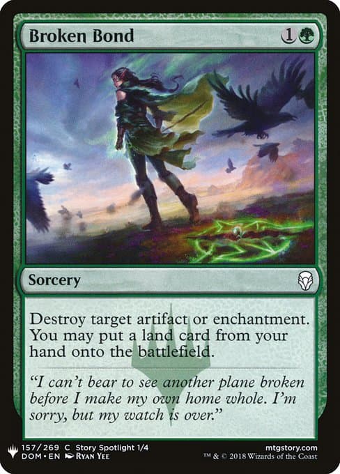 Broken Bond from The List (Common)