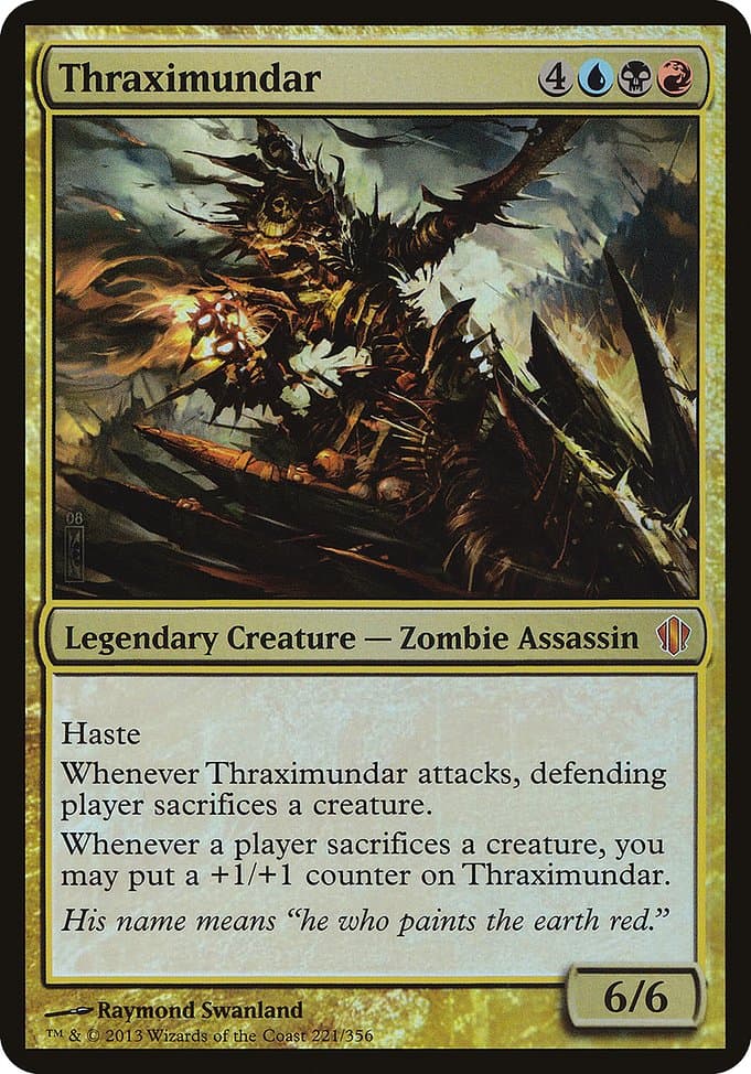 Thraximundar from Commander 2013 Oversized (Mythic)