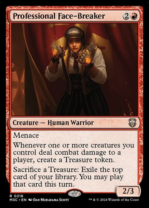 Professional Face-Breaker from Modern Horizons 3 Commander (Rare)