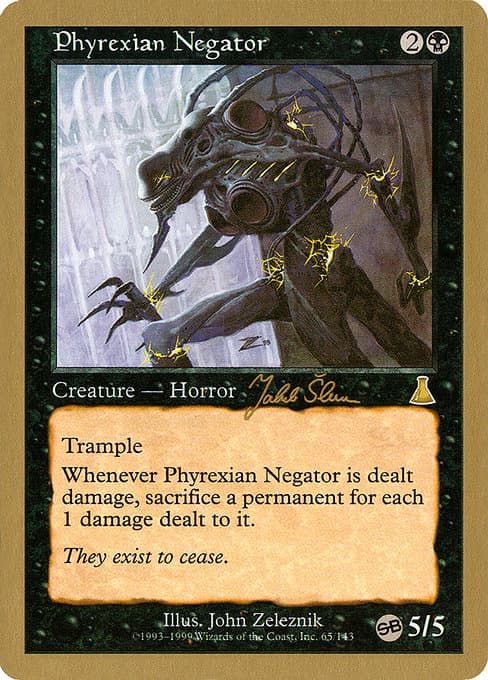Phyrexian Negator from World Championship Decks 1999 (Rare)