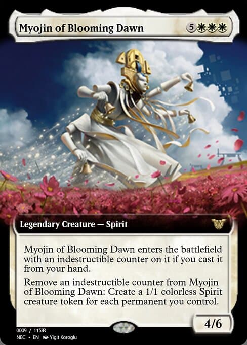 Myojin of Blooming Dawn from Magic Online Promos (Rare)