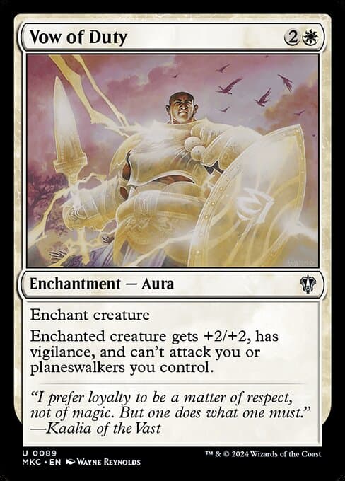 Vow of Duty from Murders at Karlov Manor Commander (Uncommon)