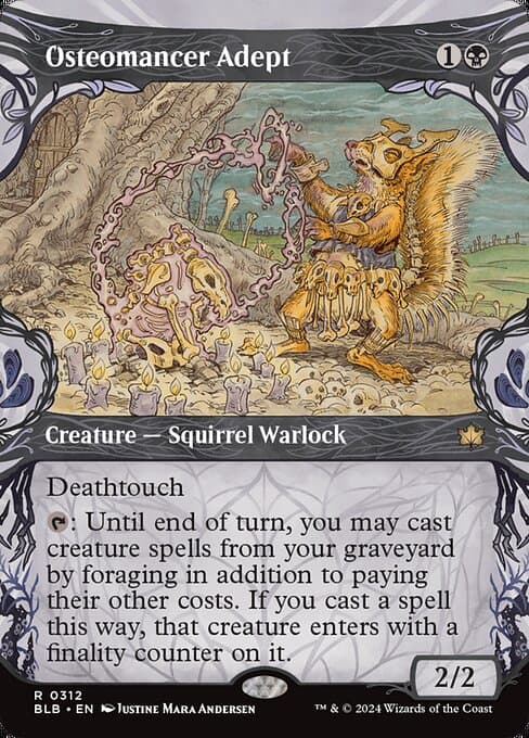 Osteomancer Adept from Bloomburrow (Rare)