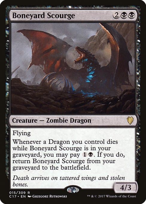 Boneyard Scourge from Commander 2017 (Rare)