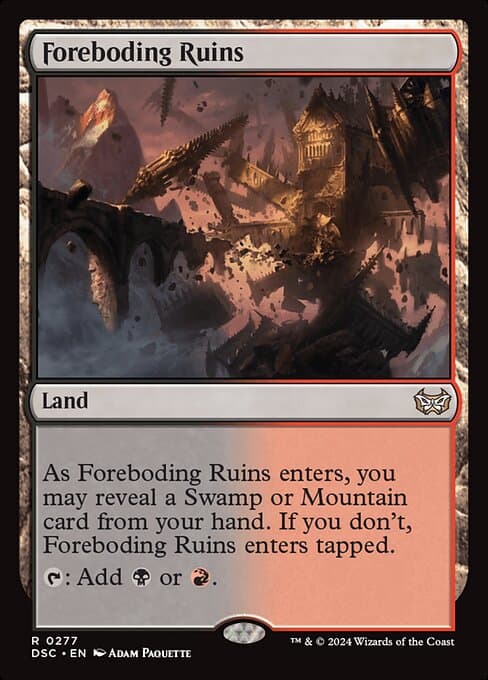Foreboding Ruins from Duskmourn: House of Horror Commander (Rare)