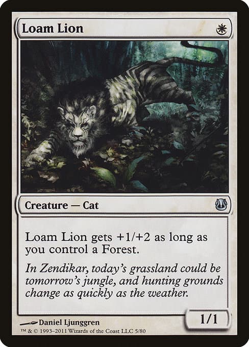 Loam Lion from Duel Decks: Ajani vs. Nicol Bolas (Uncommon)