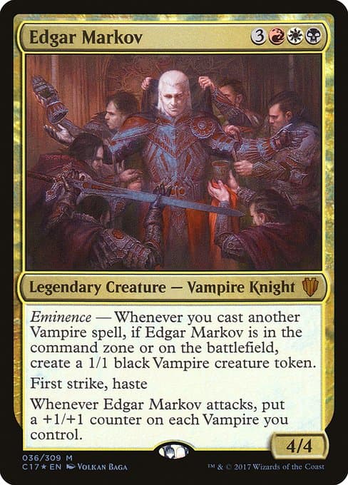Edgar Markov from Commander 2017 (Mythic)