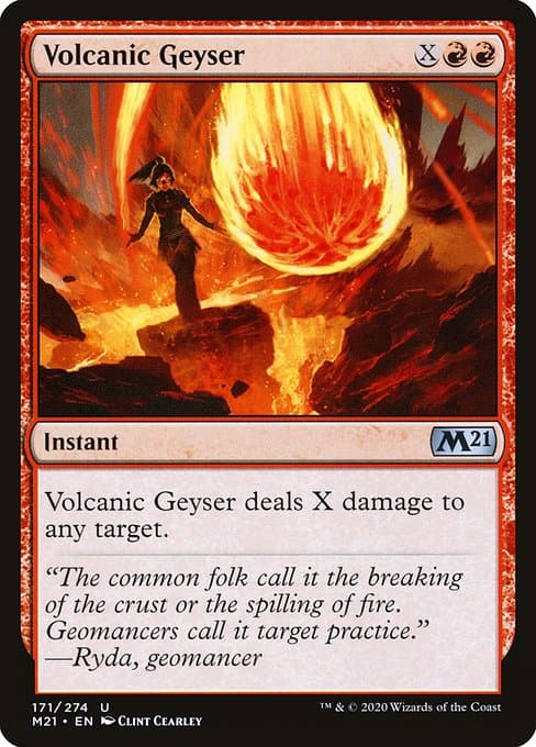 Volcanic Geyser from Core Set 2021 (Uncommon)