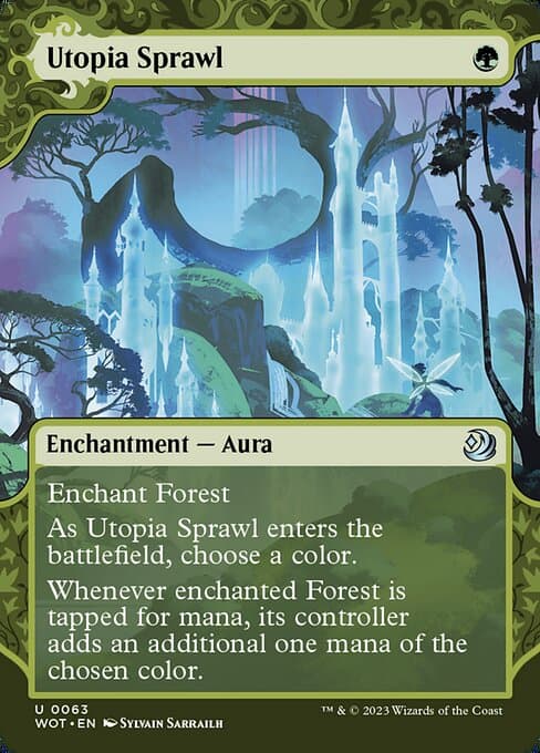 Utopia Sprawl from Wilds of Eldraine: Enchanting Tales (Uncommon)