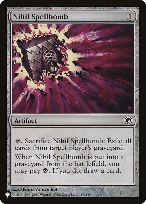 Nihil Spellbomb from The List (Common)