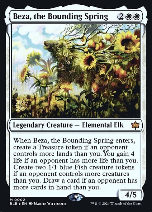 Beza, the Bounding Spring from Bloomburrow Promos (Mythic)