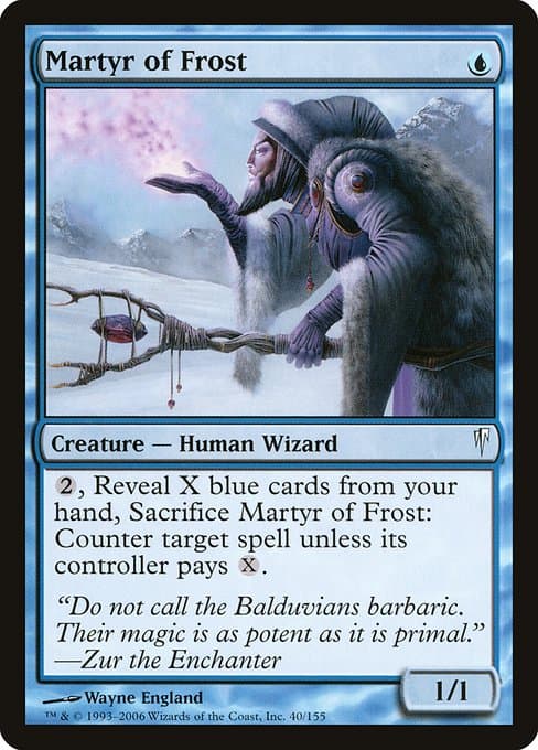 Martyr of Frost from Coldsnap (Common)