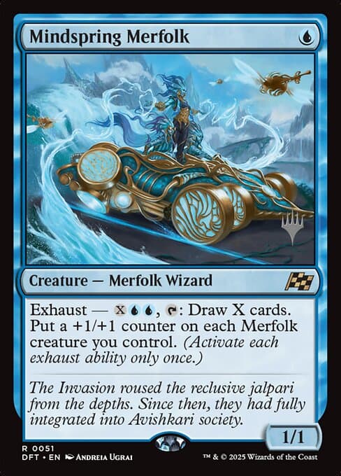 Mindspring Merfolk from Aetherdrift Promos (Rare)