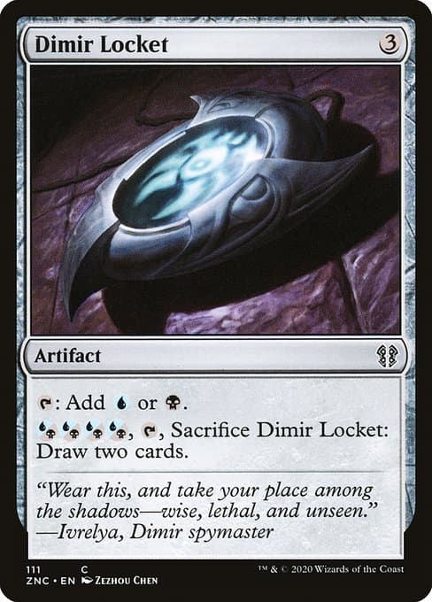 Dimir Locket from Zendikar Rising Commander (Common)