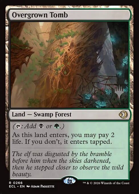 Overgrown Tomb from Lorwyn Eclipsed Promos (Rare)