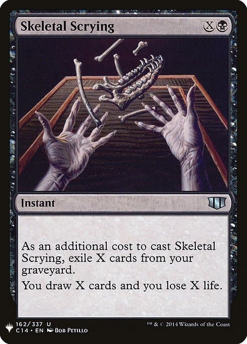 Skeletal Scrying from The List (Uncommon)