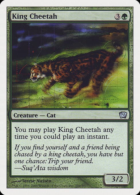 King Cheetah from Ninth Edition (Uncommon)