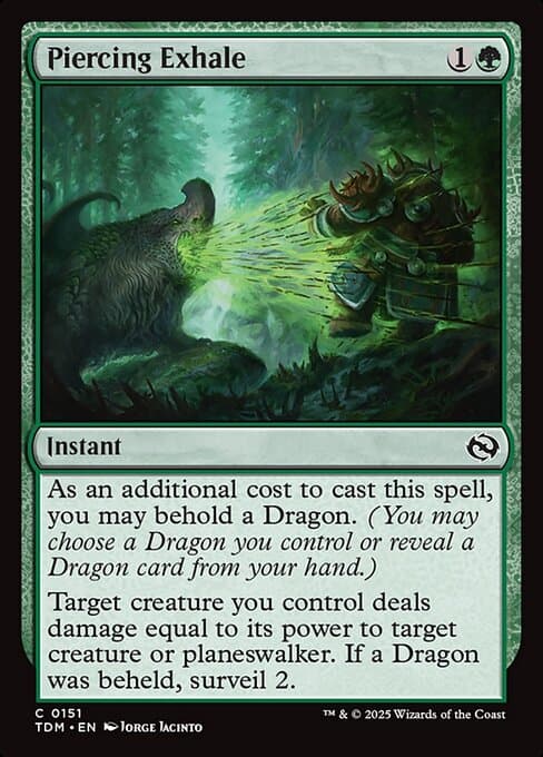 Piercing Exhale from Tarkir: Dragonstorm (Common)