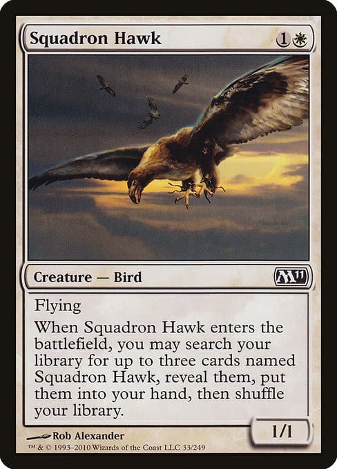 Squadron Hawk from Magic 2011 (Common)