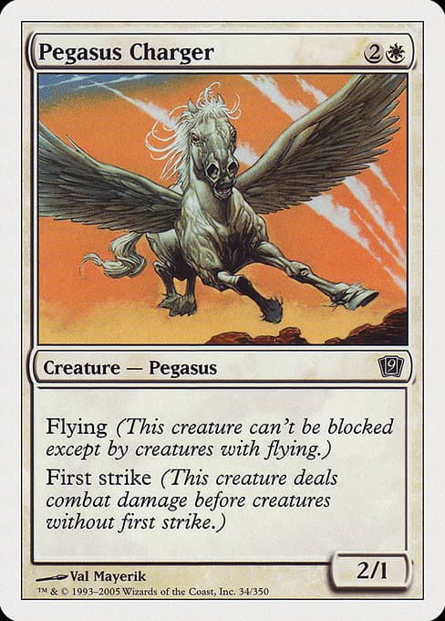 Pegasus Charger from Ninth Edition (Common)