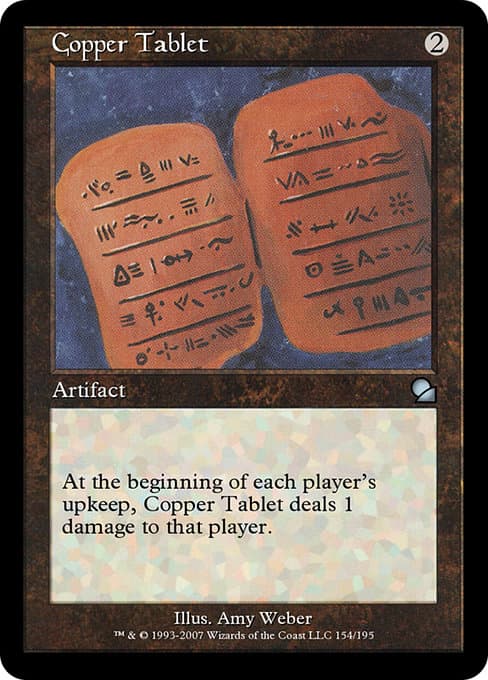 Copper Tablet from Masters Edition (Uncommon)