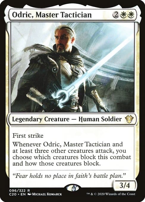 Odric, Master Tactician from Commander 2020 (Rare)