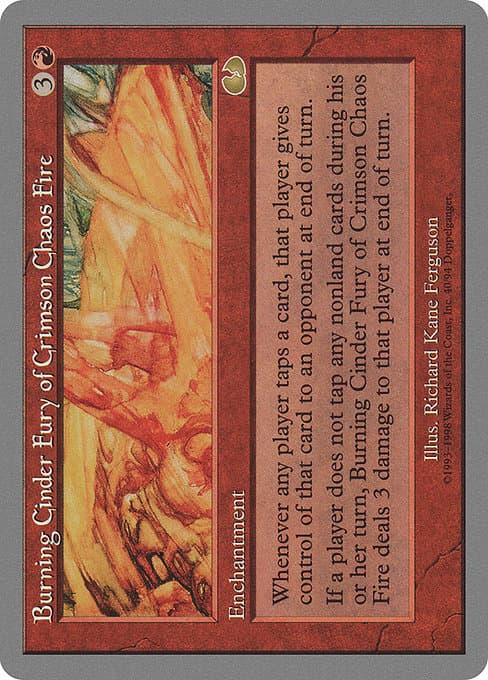 Burning Cinder Fury of Crimson Chaos Fire (Rare)