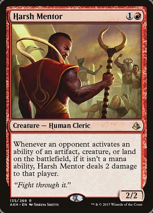 Harsh Mentor from Amonkhet (Rare)