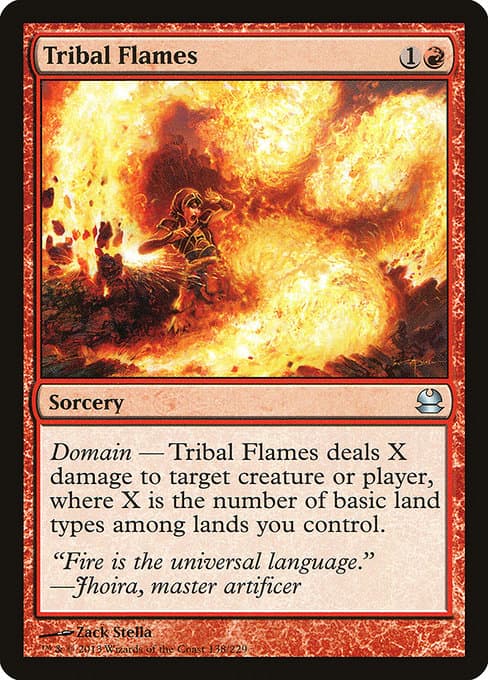 Tribal Flames from Modern Masters (Uncommon)