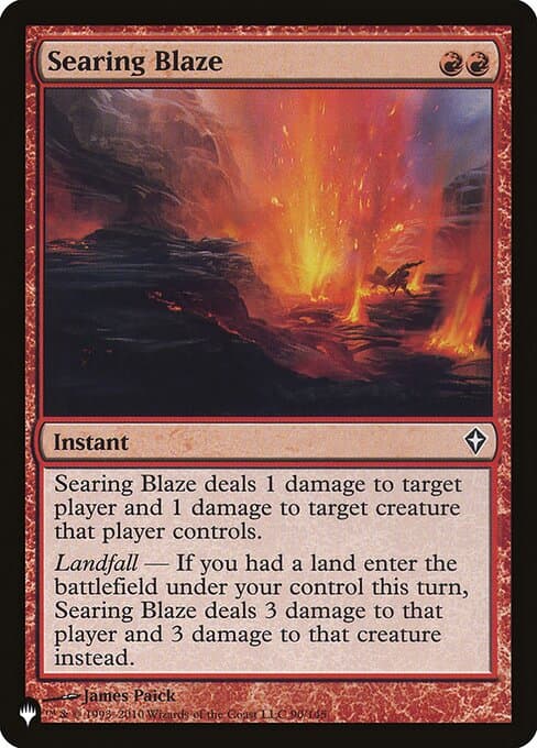 Searing Blaze from The List (Common)